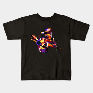 ERRON BLACK Kids T-Shirt